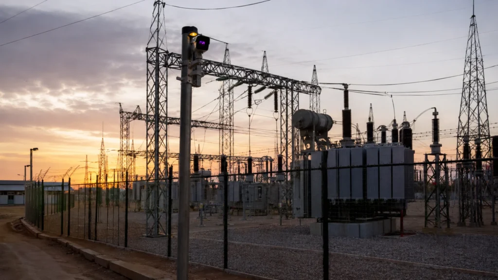 Fixed infrastructure electronic security — CCTV and perimeter detection at South African electrical substation