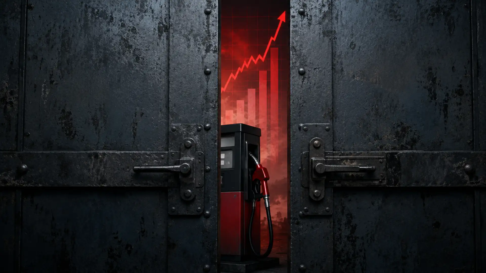 Fuel levy relief ending fleet — closed door graphic with fuel price chart and CPI inflation data
