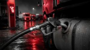 Truck refuelling with diesel as CEF data points to an August diesel price increase for South African fleets