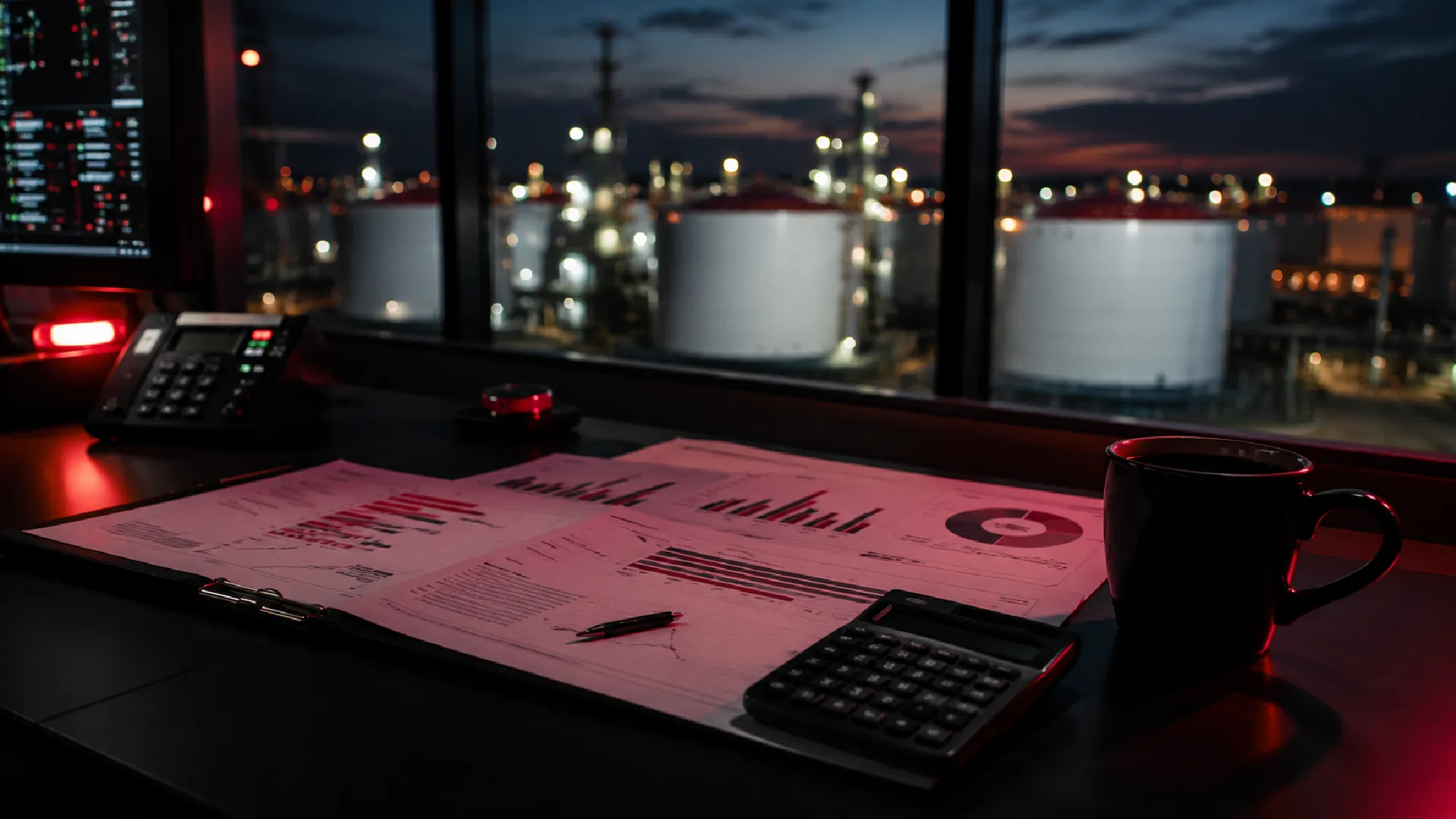 Fuel price data on a desk ahead of the August fuel price announcement as diesel relief evaporates for South African fleets