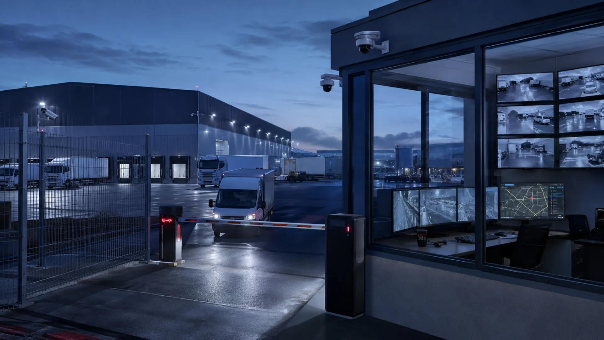Integrated electronic security solutions in action at a DigitFMS-monitored site