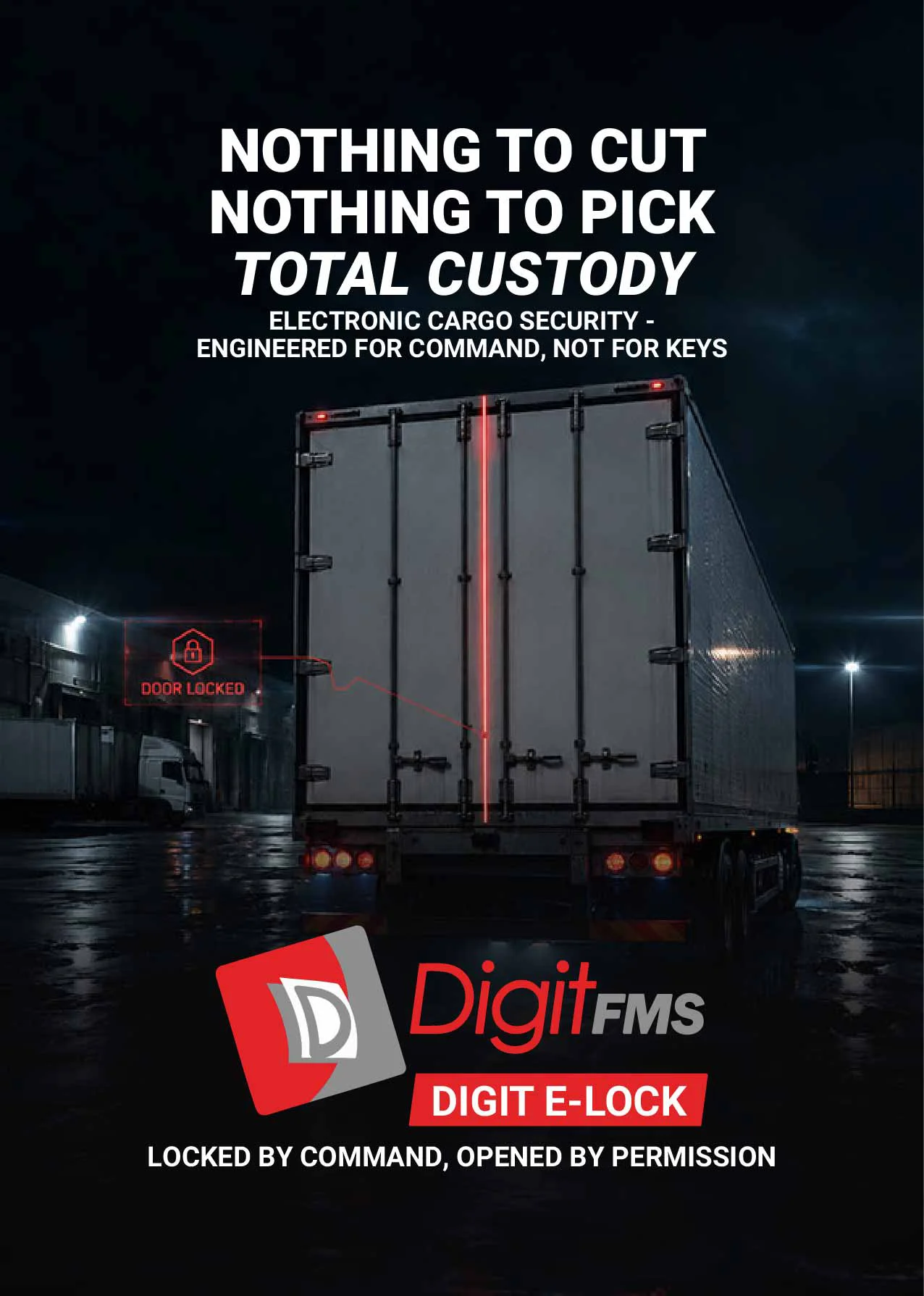 Digit E-Lock keyless electronic cargo door lock