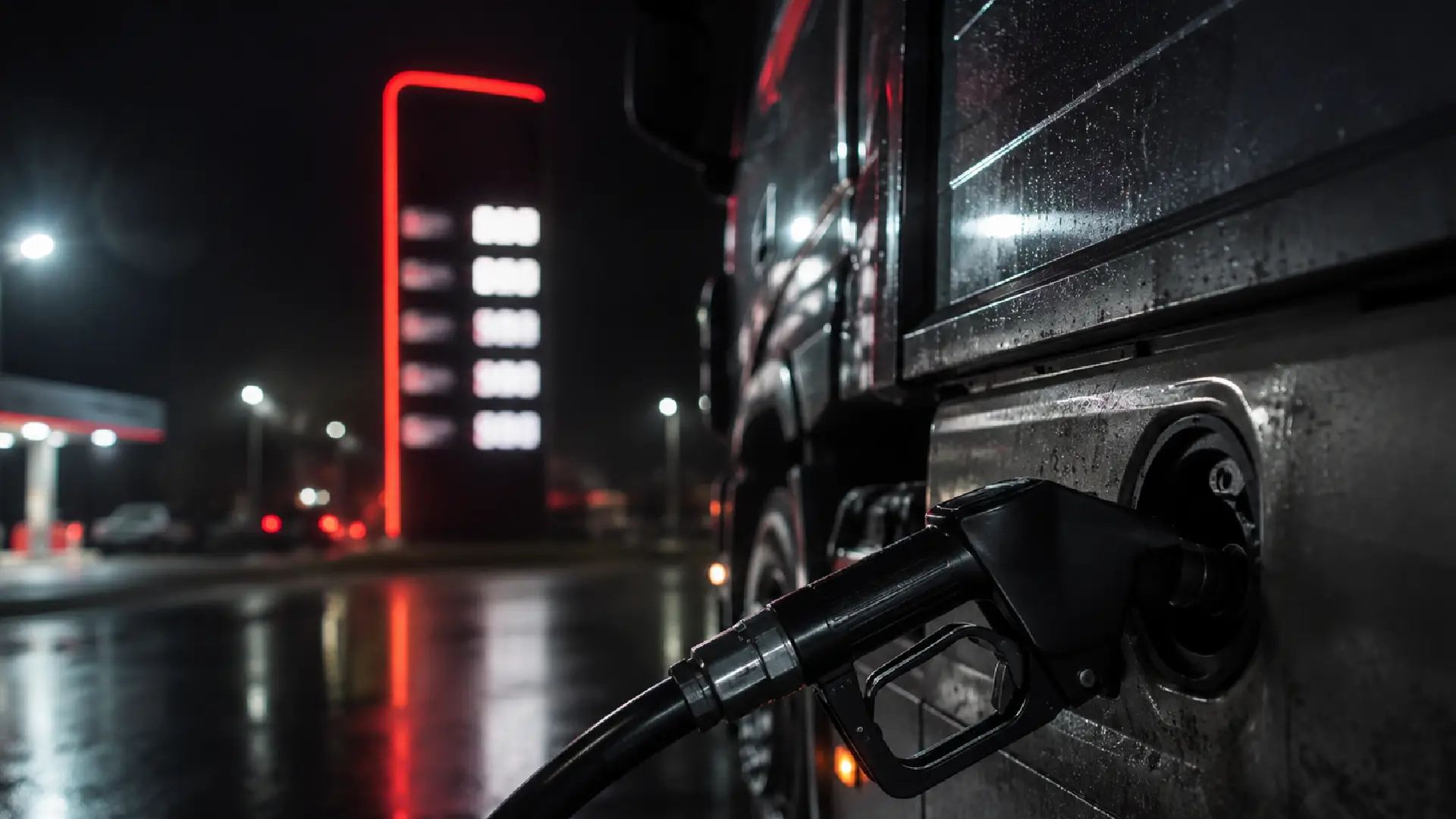 Diesel nozzle at a South African forecourt as official September fuel prices push inland 50ppm diesel above R30 a litre
